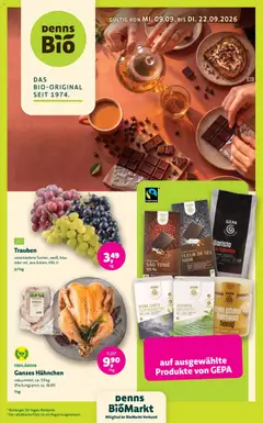Vorschau von dem Prospekt des Geschäftes Denns BioMarkt, gültig ab dem 09.09.2026