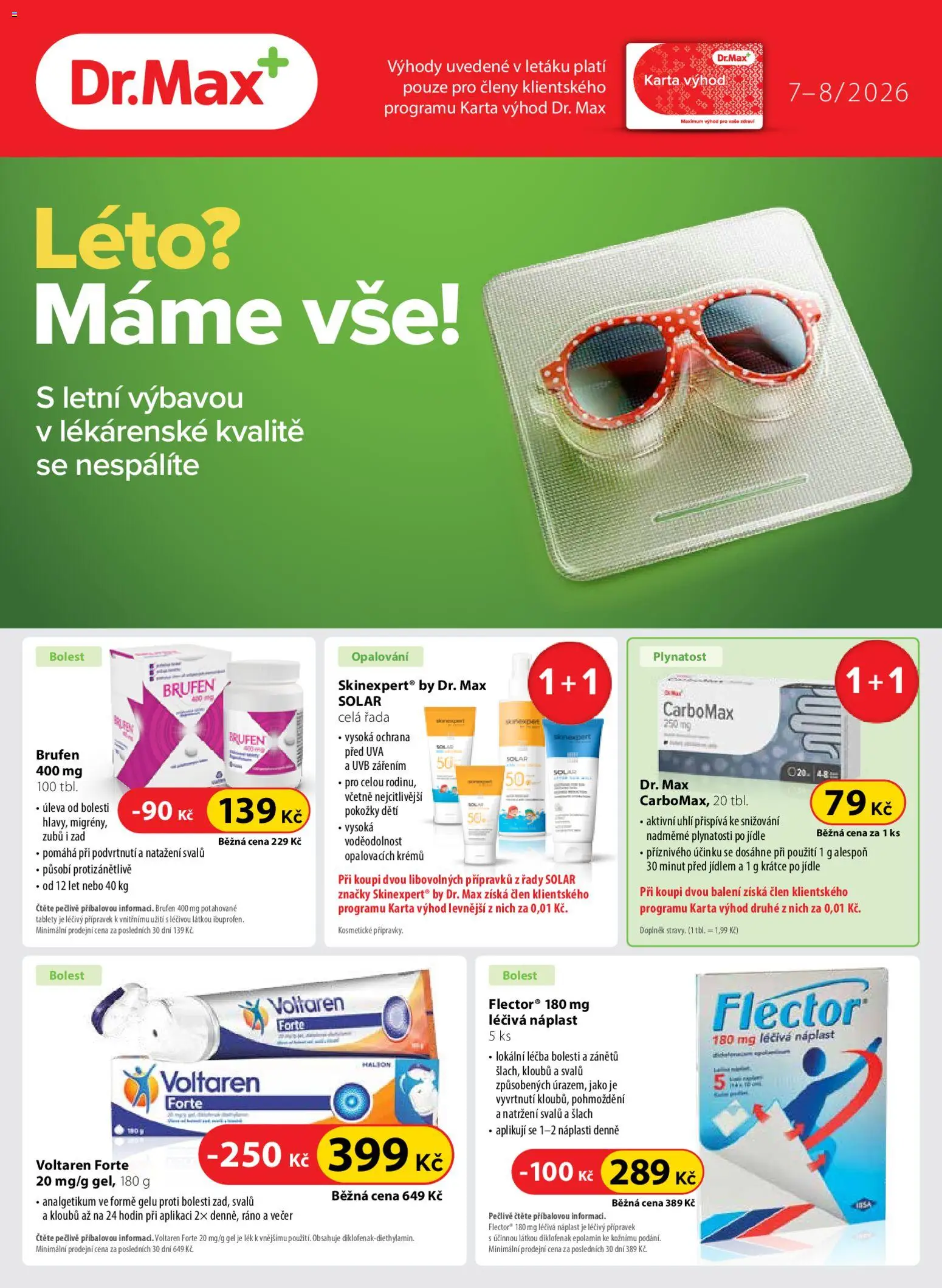 Náhled nabídky: Dr. Max Dr. Max leták platný od 01.07.2026 - Náplast, Voltaren Forte