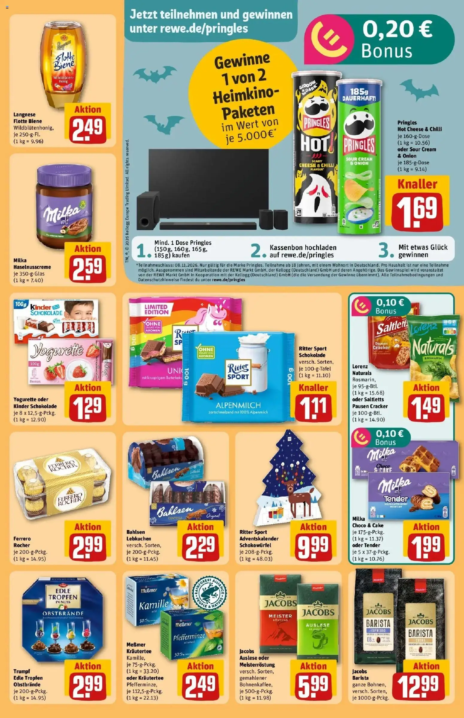Vorschau von dem Prospekt des Geschäftes Rewe, gültig ab dem 26.10.2026