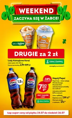 Pogląd gazetki "Żabka gazetka - Weekendowe promocje" ze sklepu Żabka ważnej od 24.07.2026