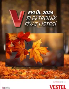 Vestel Vestel - Tüketici Elektroniği 02.09.2026 - Broşürünün önizlemesi