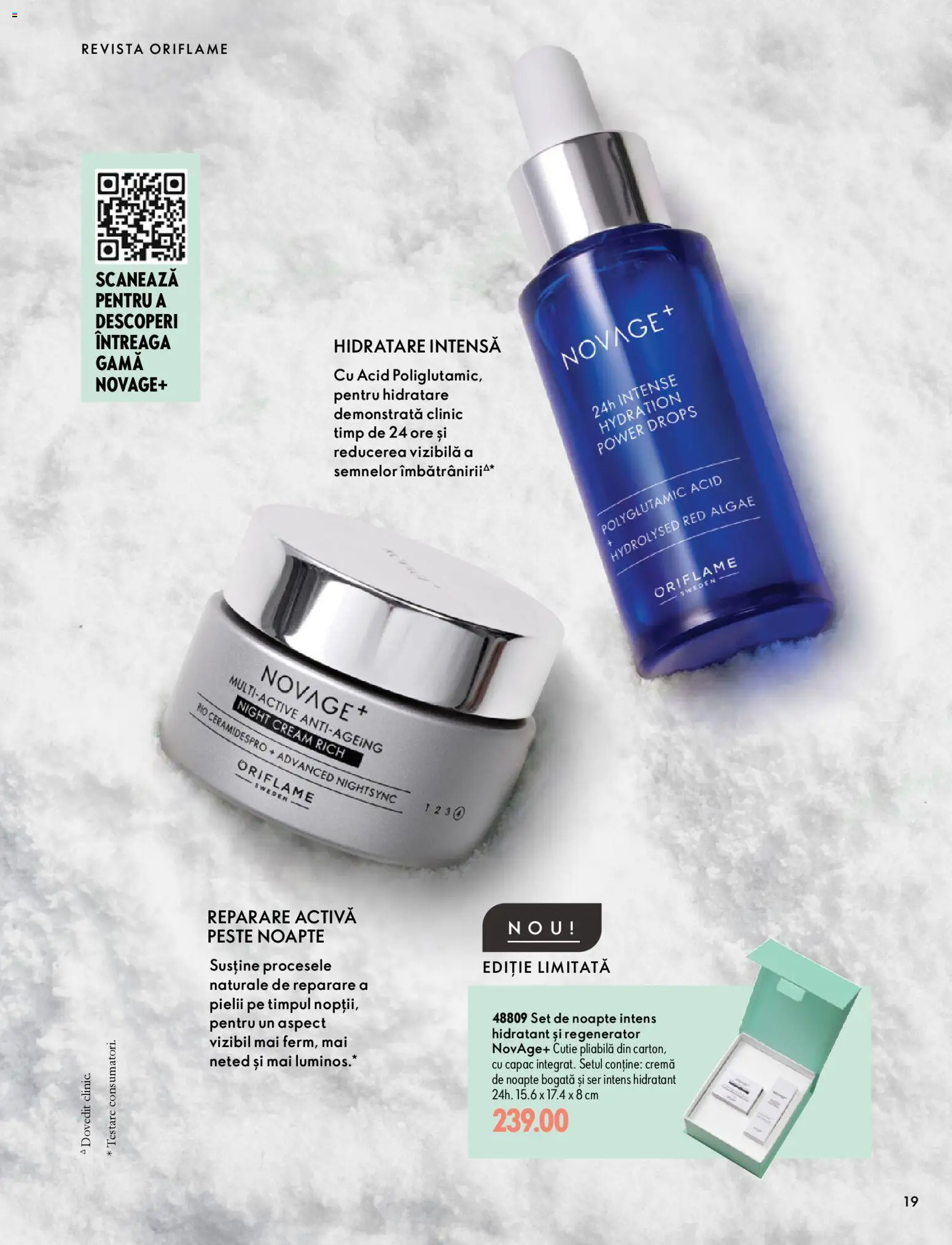 Previzualizarea de cataloage: Oriflame Oriflame Catalog 15 2026 valabil de la 11.11.2026 - Power, Cremă, Pește, Intense, Bio, Cutie, Cremă de noapte