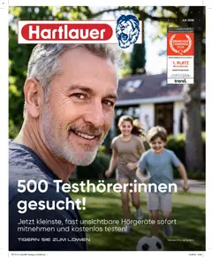 Vorschau der Angebote: Hartlauer Hartlauer 500 Testhörer:innen gesucht! gültig ab 10.07.2026