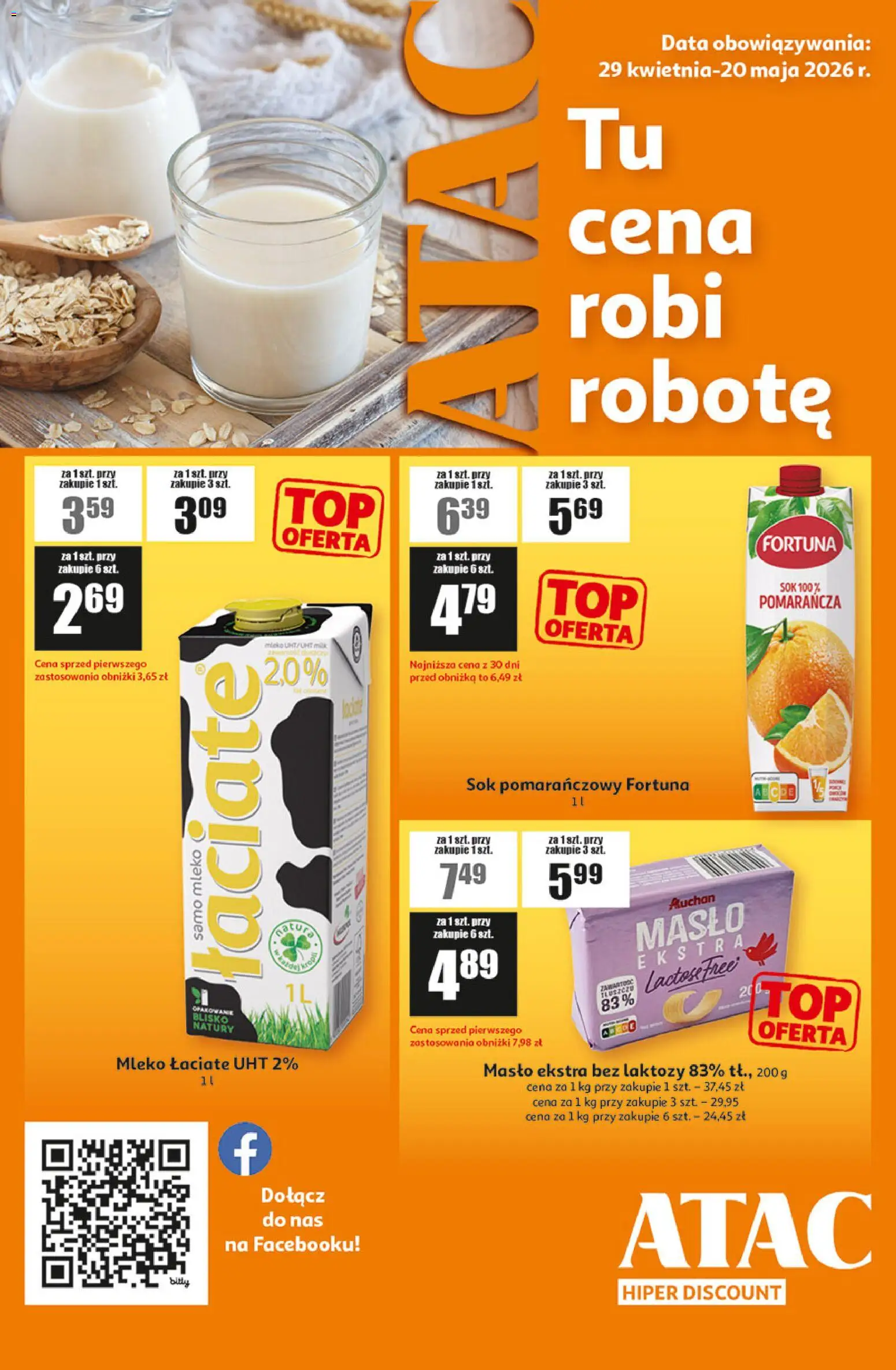 Pogląd gazetki "Auchan gazetka - ATAC Hiper Discount" ze sklepu Auchan ważnej od 29.04.2026