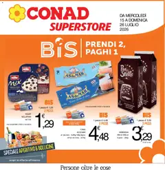 Anteprima dell'opuscolo Conad volantino Superstore Lazio dal negozio Conad valido da 15/07/2026