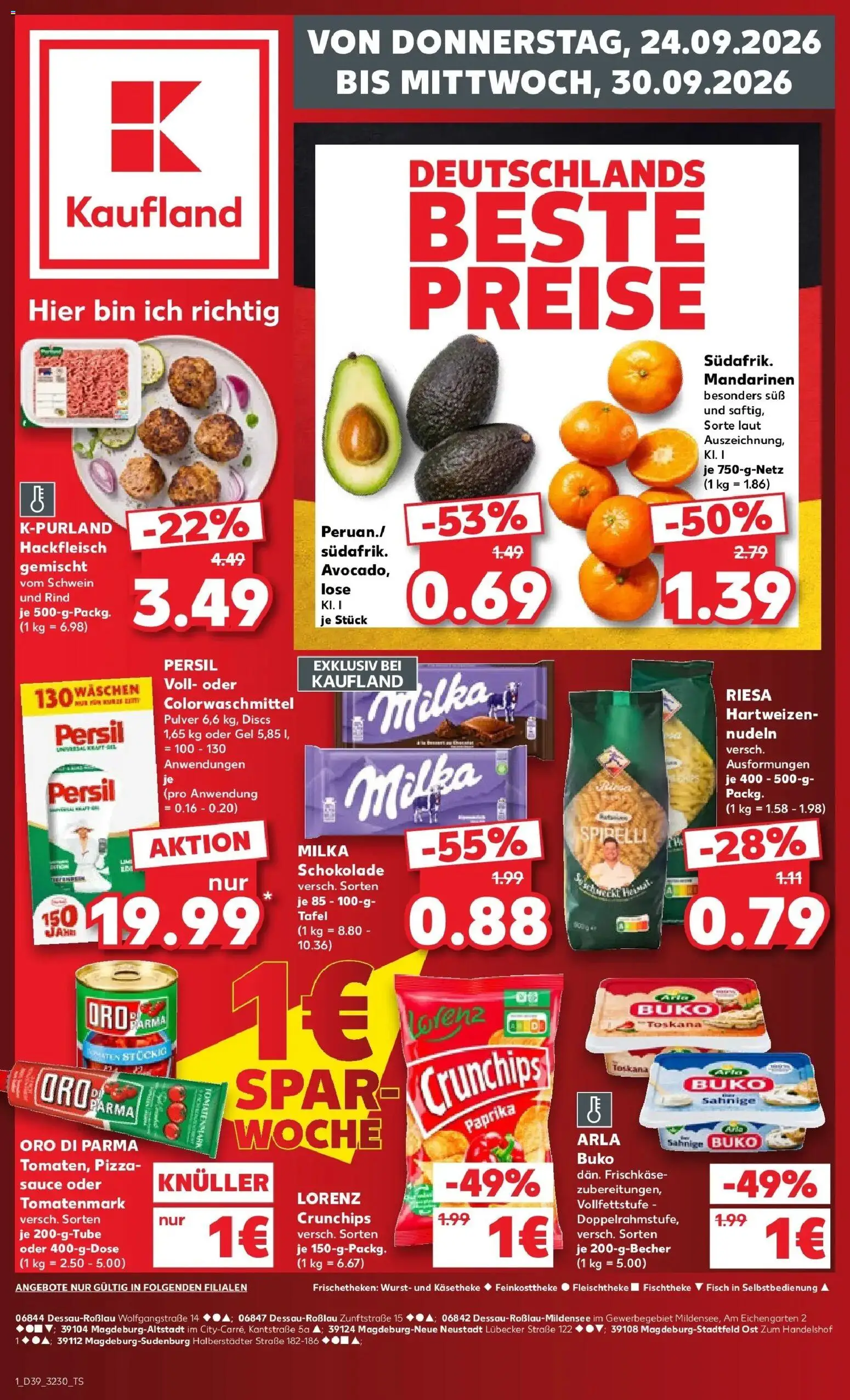 Vorschau von dem Prospekt des Geschäftes Kaufland, gültig ab dem 24.09.2026