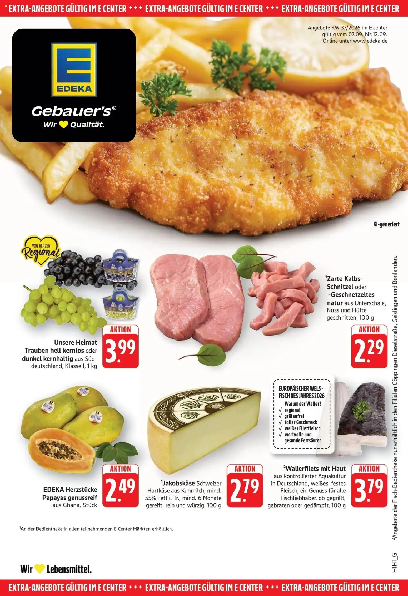 Vorschau von dem Prospekt des Geschäftes Edeka, gültig ab dem 07.09.2026