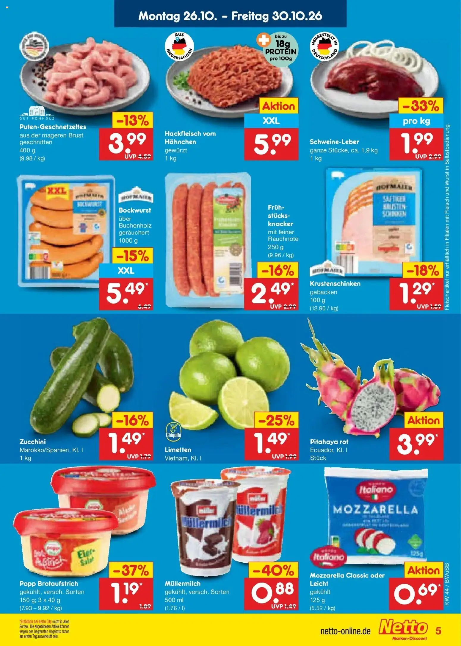 Vorschau von dem Prospekt des Geschäftes Netto Marken-Discount, gültig ab dem 26.10.2026