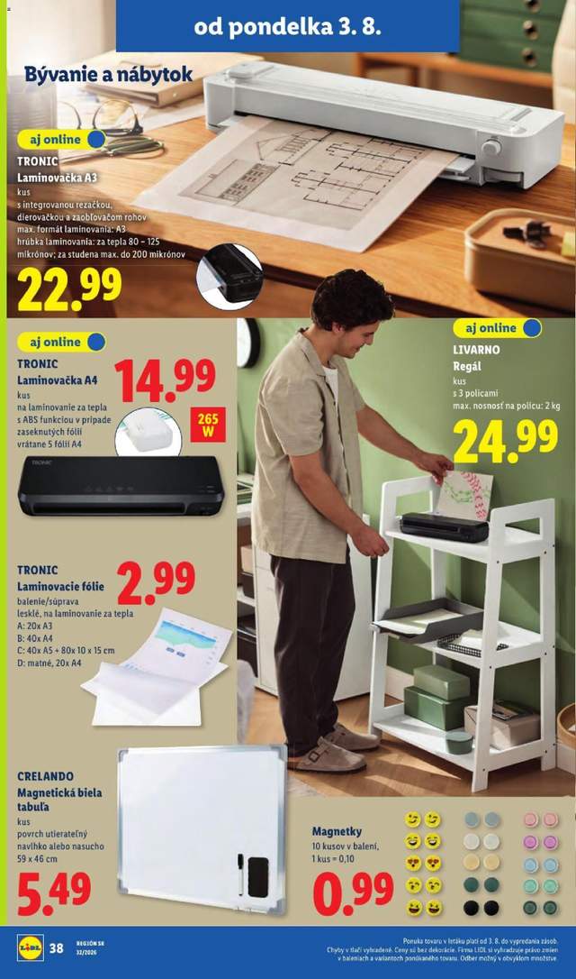 Nový Lidl leták od 03.08.