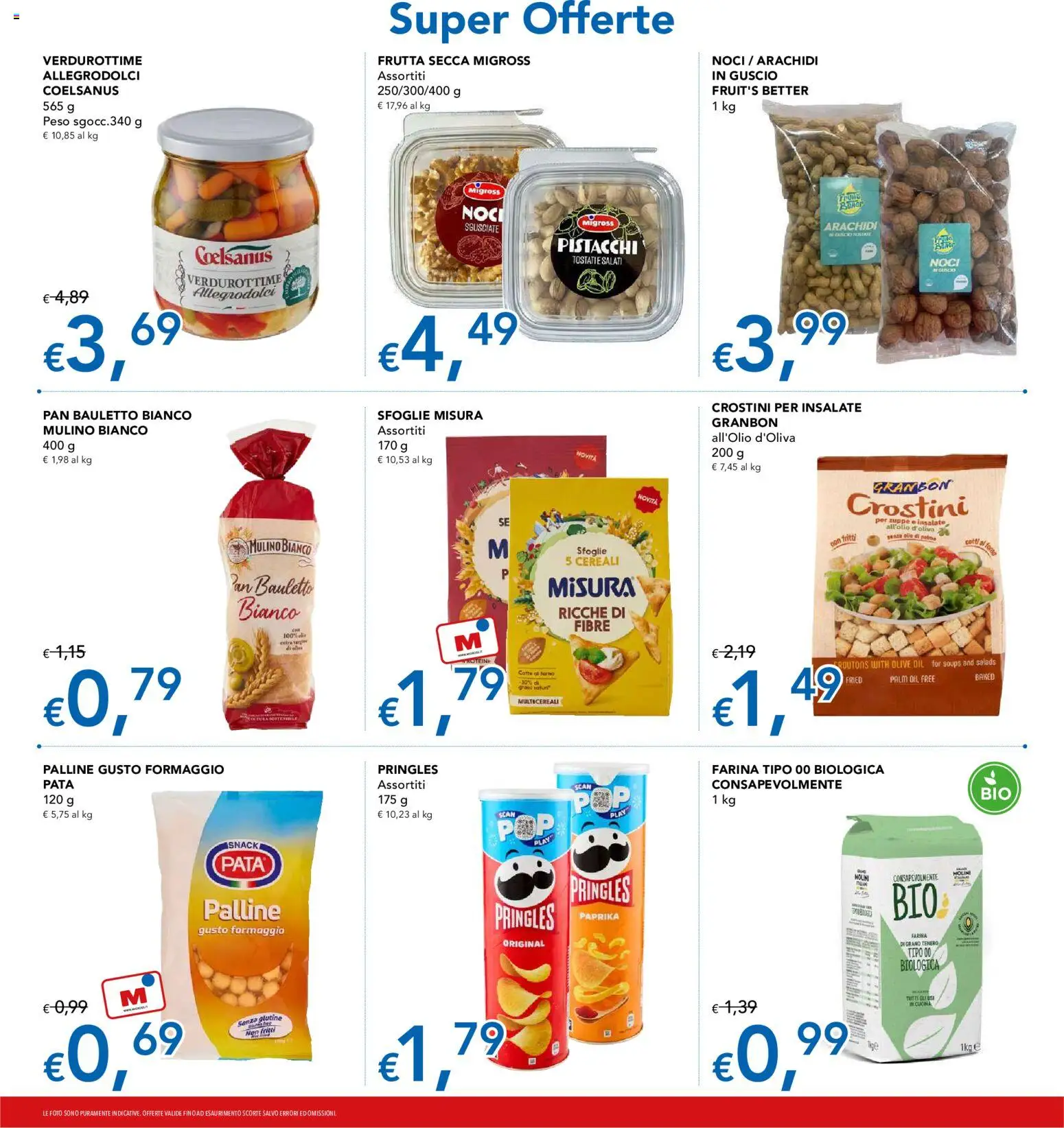 Anteprima dell'opuscolo Migross volantino dal negozio Migross valido da 22/10/2026 - Forno, Senza glutine, Cereali, Farina, Arachidi, Crostini, Olive, Zuppe