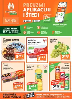 Pregled letka Studenac Katalog trgovine Studenac vrijedi od 29.07.2026