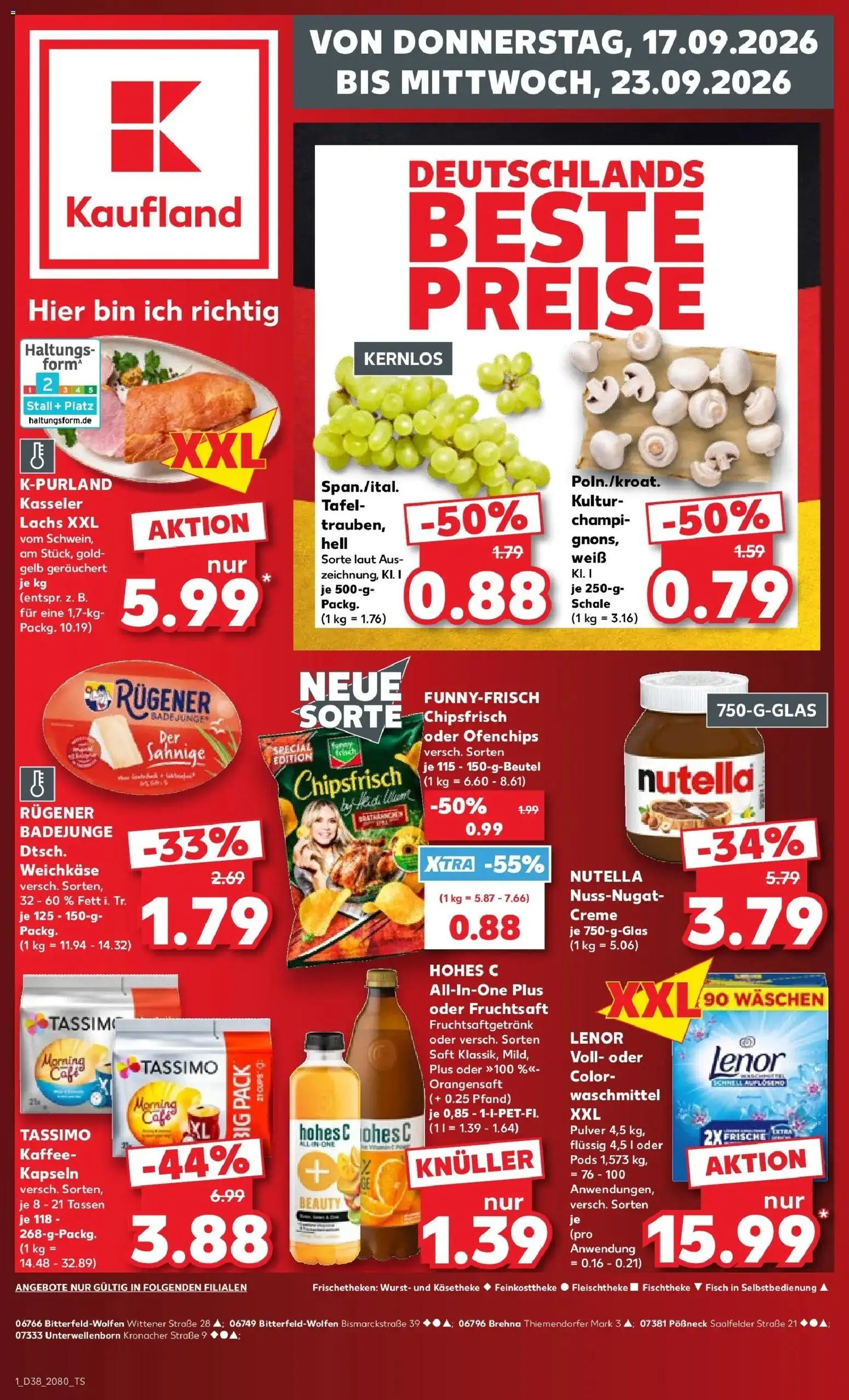 Vorschau von dem Prospekt des Geschäftes Kaufland, gültig ab dem 17.09.2026
