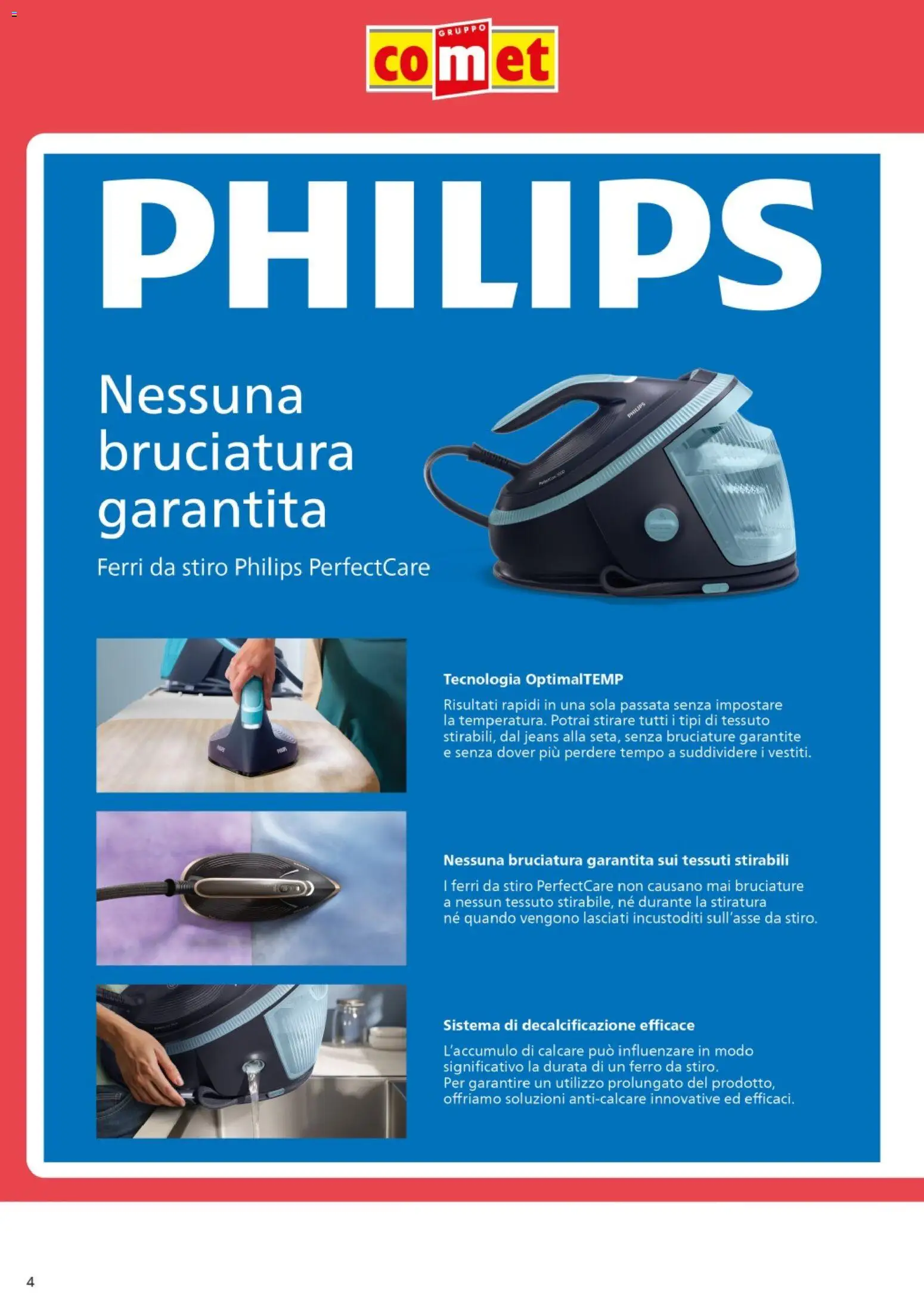 Anteprima dell'opuscolo Comet volantino Philips dal negozio Comet valido da 29/10/2026 - Jeans, Ferro, Anticalcare