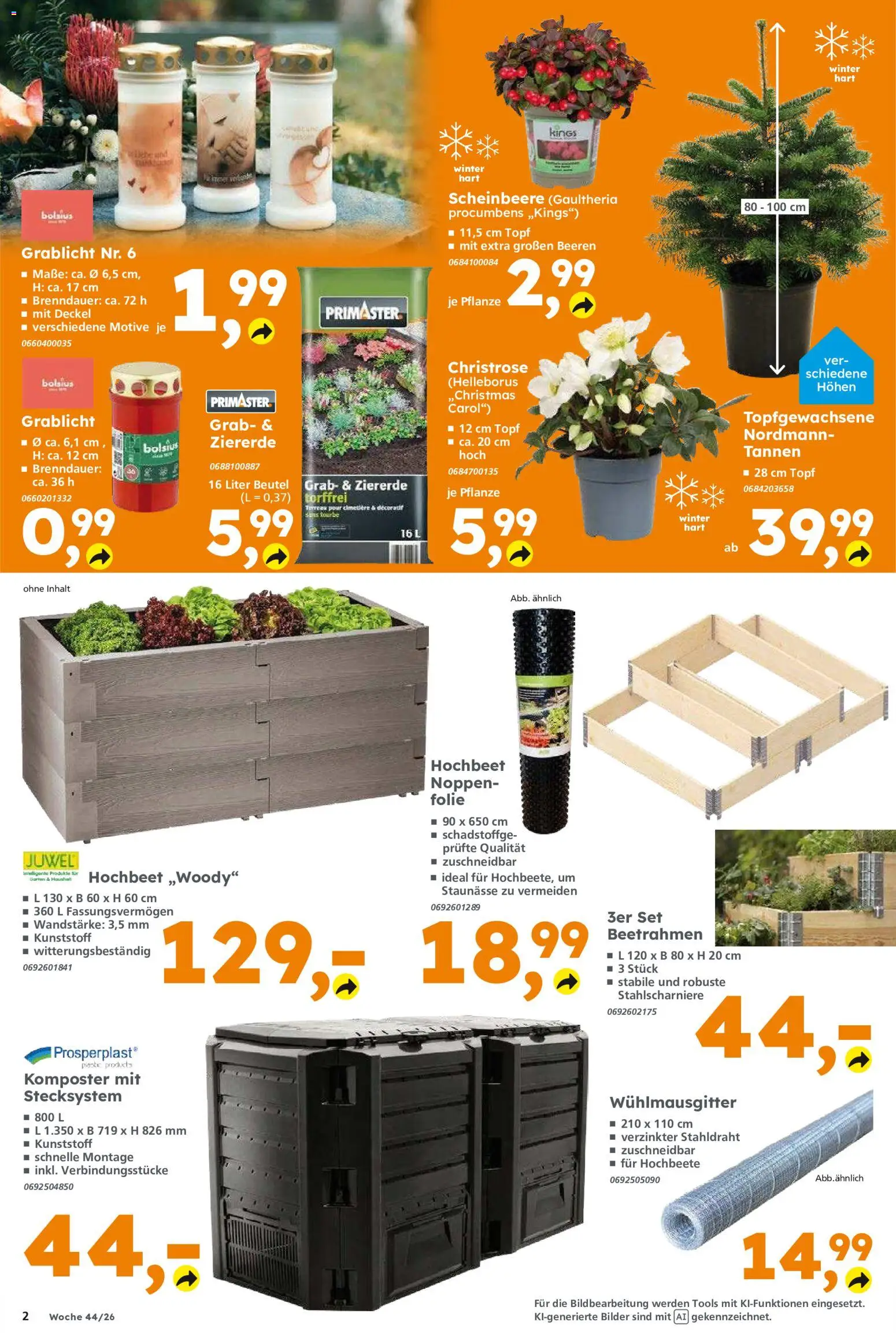 Vorschau von dem Prospekt des Geschäftes Globus Baumarkt, gültig ab dem 25.10.2026 - Bilder, Hochbeet