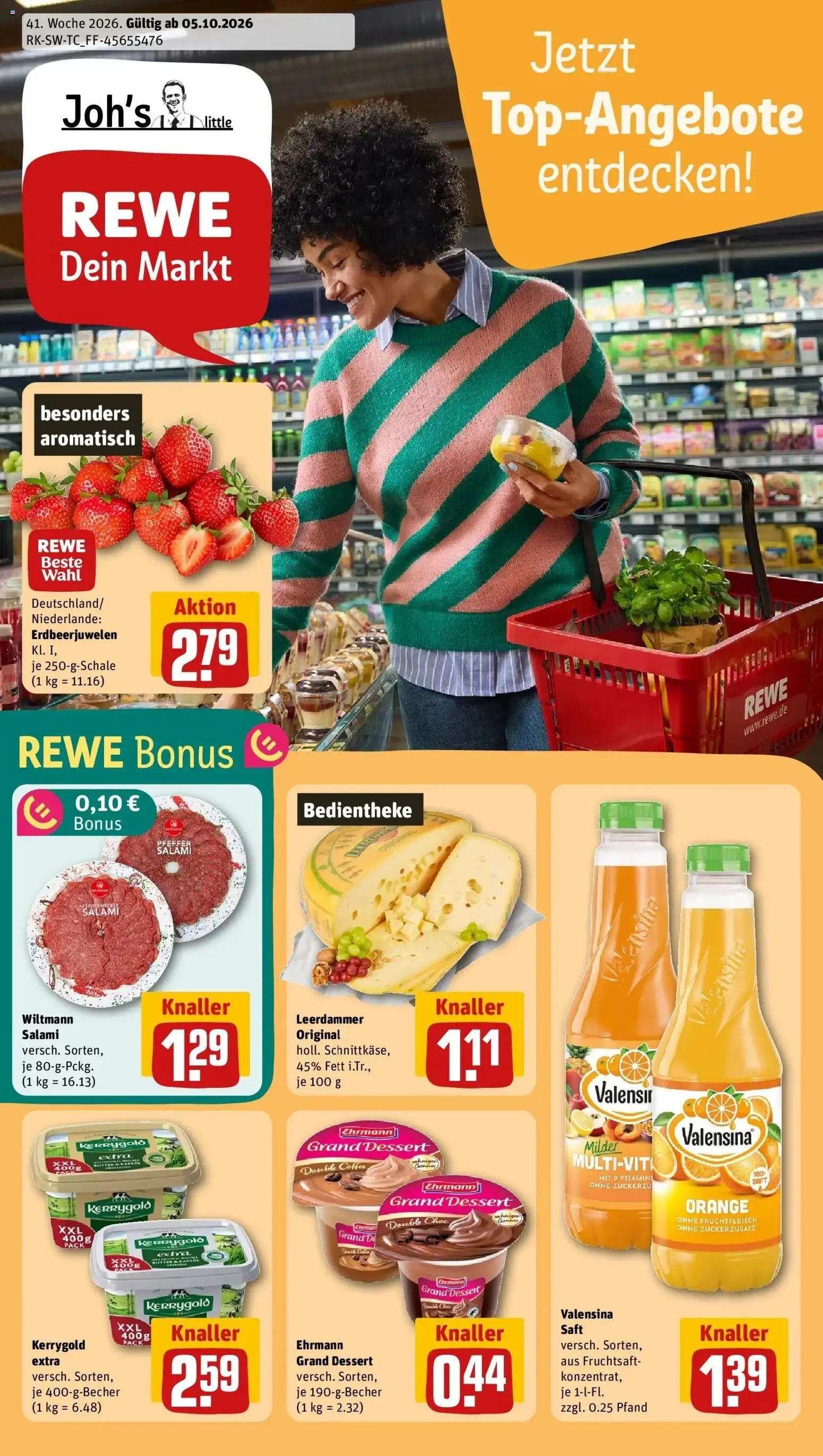 Vorschau von dem Prospekt des Geschäftes Rewe, gültig ab dem 05.10.2026