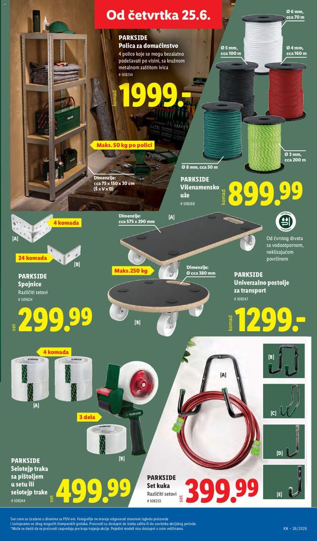 Novi Lidl katalog od 25.06.