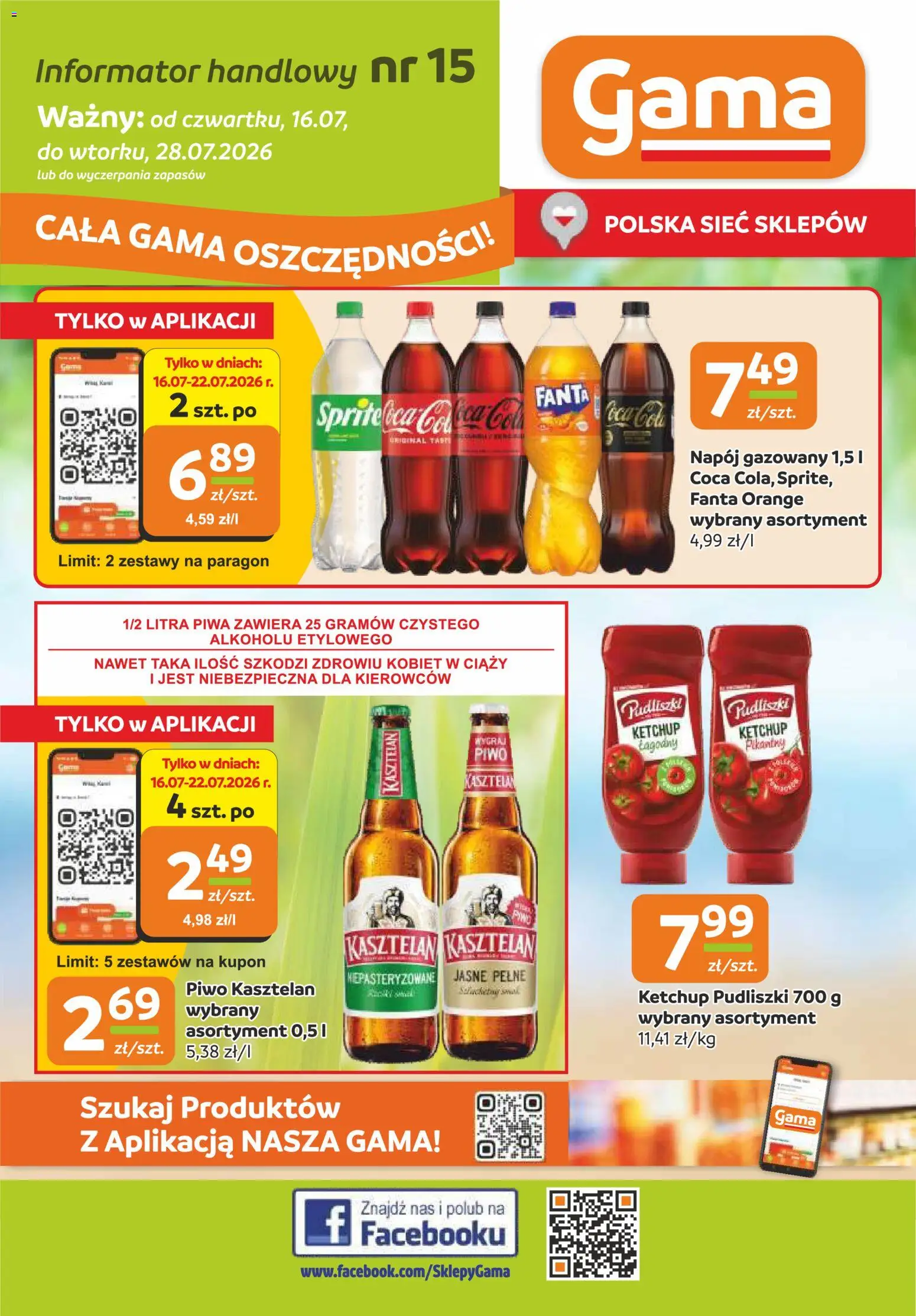 Pogląd gazetki "Gama gazetka" ze sklepu Gama ważnej od 16.07.2026