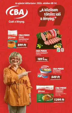 CBA - CBA akciós újság megtekintése, amely érvényes 2026.10.08.-től