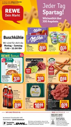 Vorschau von dem Prospekt des Geschäftes Rewe, gültig ab dem 17.08.2026