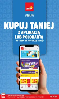 Pogląd gazetki "POLOmarket gazetka - Kupuj taniej z aplikacją" ze sklepu POLOmarket ważnej od 06.05.2026