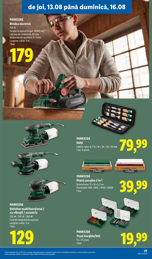 Noul catalog Lidl de la 10.08.