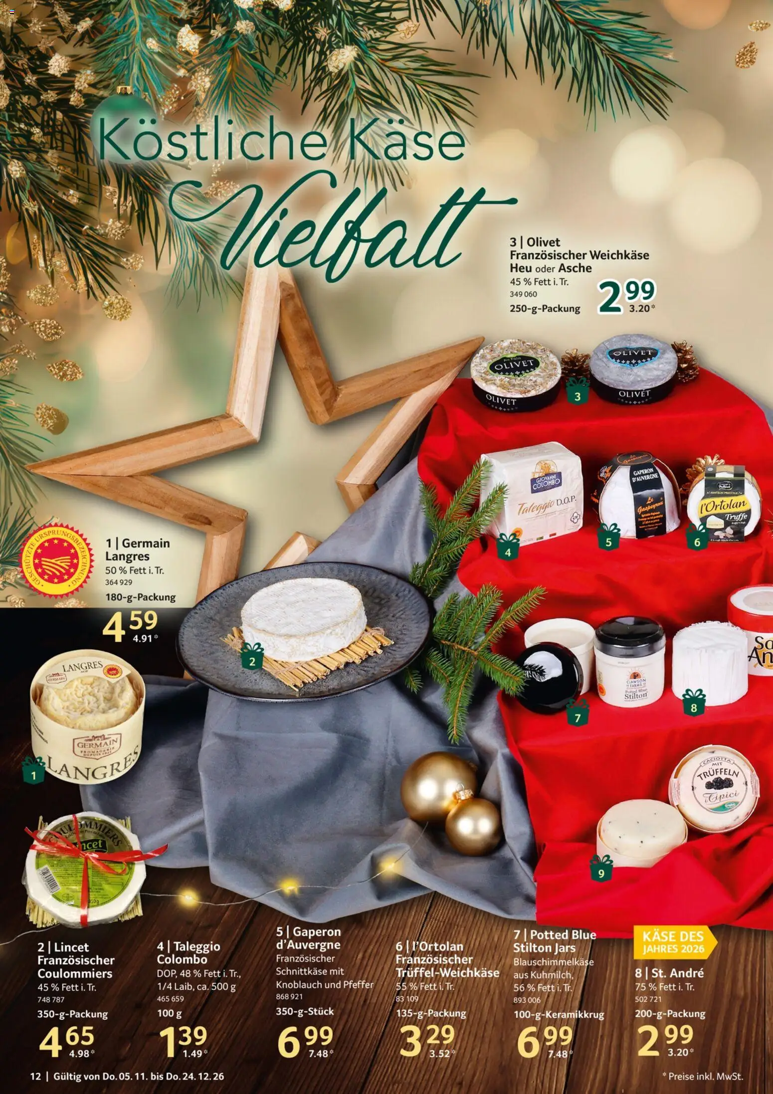 Vorschau von dem Prospekt des Geschäftes Selgros, gültig ab dem 05.11.2026 - Käse, Knoblauch, Pfeffer