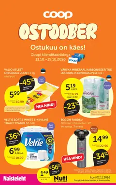 Coop kliendilehe eelvaade alates 13.10.2026