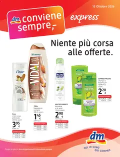 Anteprima dell'opuscolo dm drogerie markt volantino express dal negozio dm drogerie markt valido da 15/10/2026
