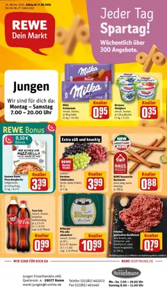 Vorschau von dem Prospekt des Geschäftes Rewe, gültig ab dem 17.08.2026