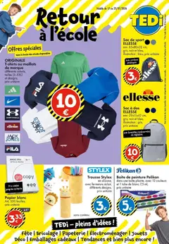 Prévisualisation de TEDi - Retour à l'école du magasin TEDi formulaire valide 17/07/2026