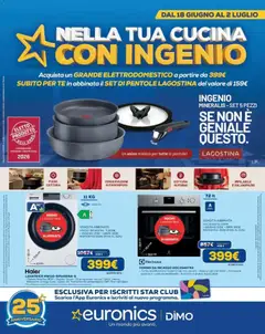 Anteprima dell'opuscolo Euronics volantino Alessandria dal negozio Euronics valido da 18/06/2026