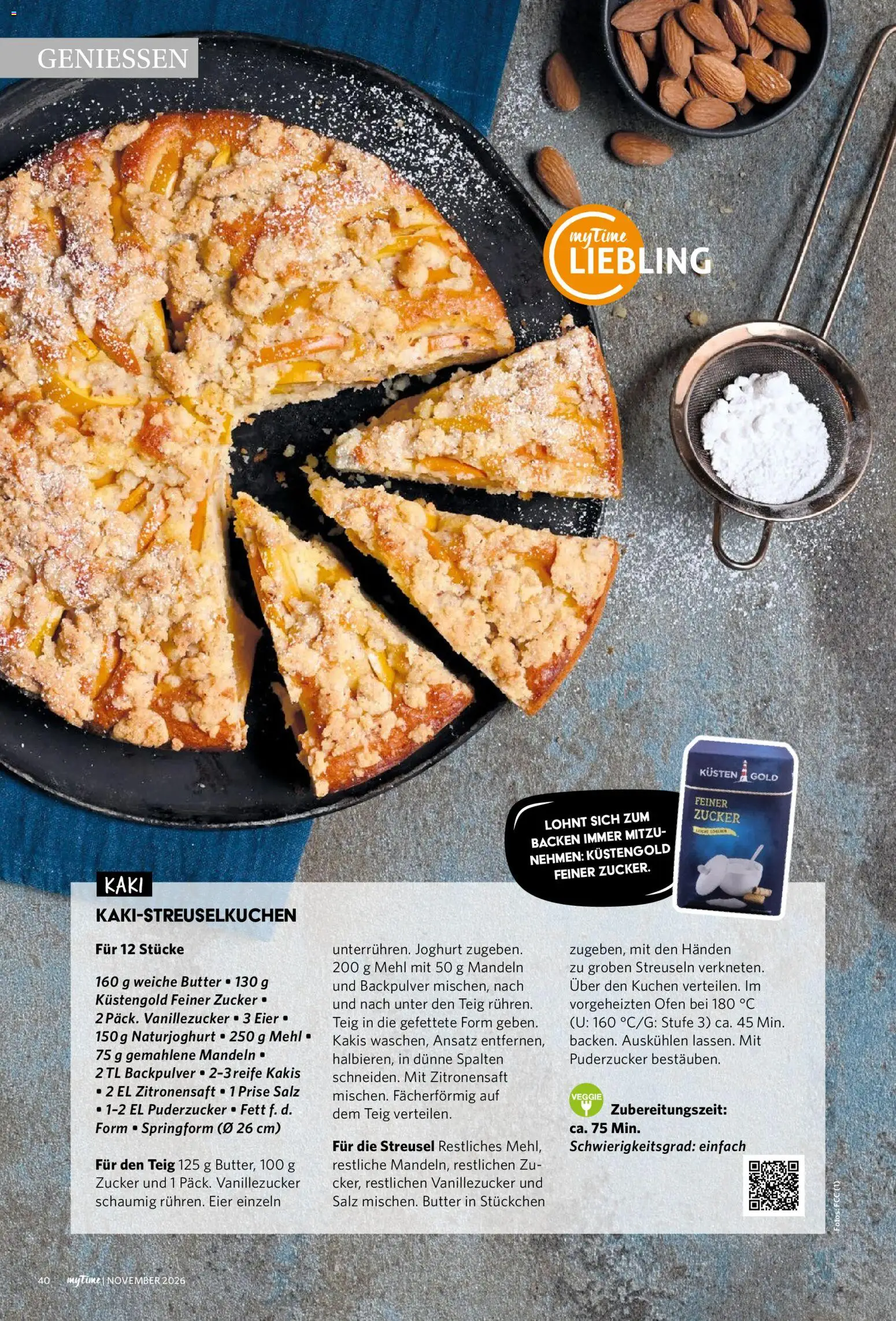 Vorschau von dem Prospekt des Geschäftes Famila Nordwest, gültig ab dem 01.11.2026 - Butter, Joghurt, Kaki, Ofen, Eier, Mehl, Zucker, Salz
