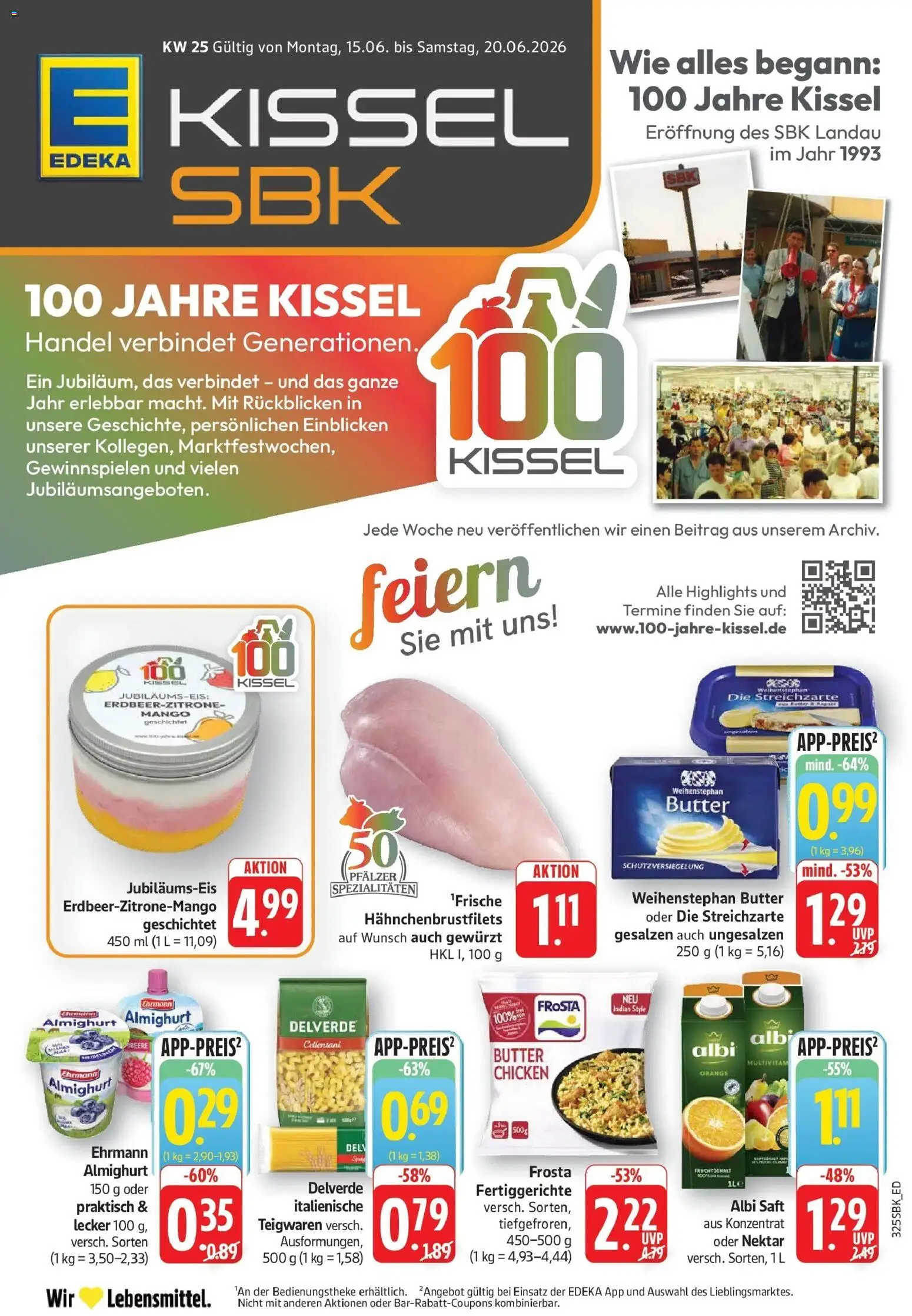 Vorschau von dem Prospekt des Geschäftes Edeka, gültig ab dem 15.06.2026