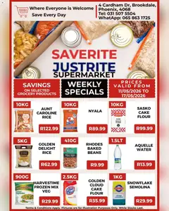 Preview of Saverite flyer valid from 11/05/2026