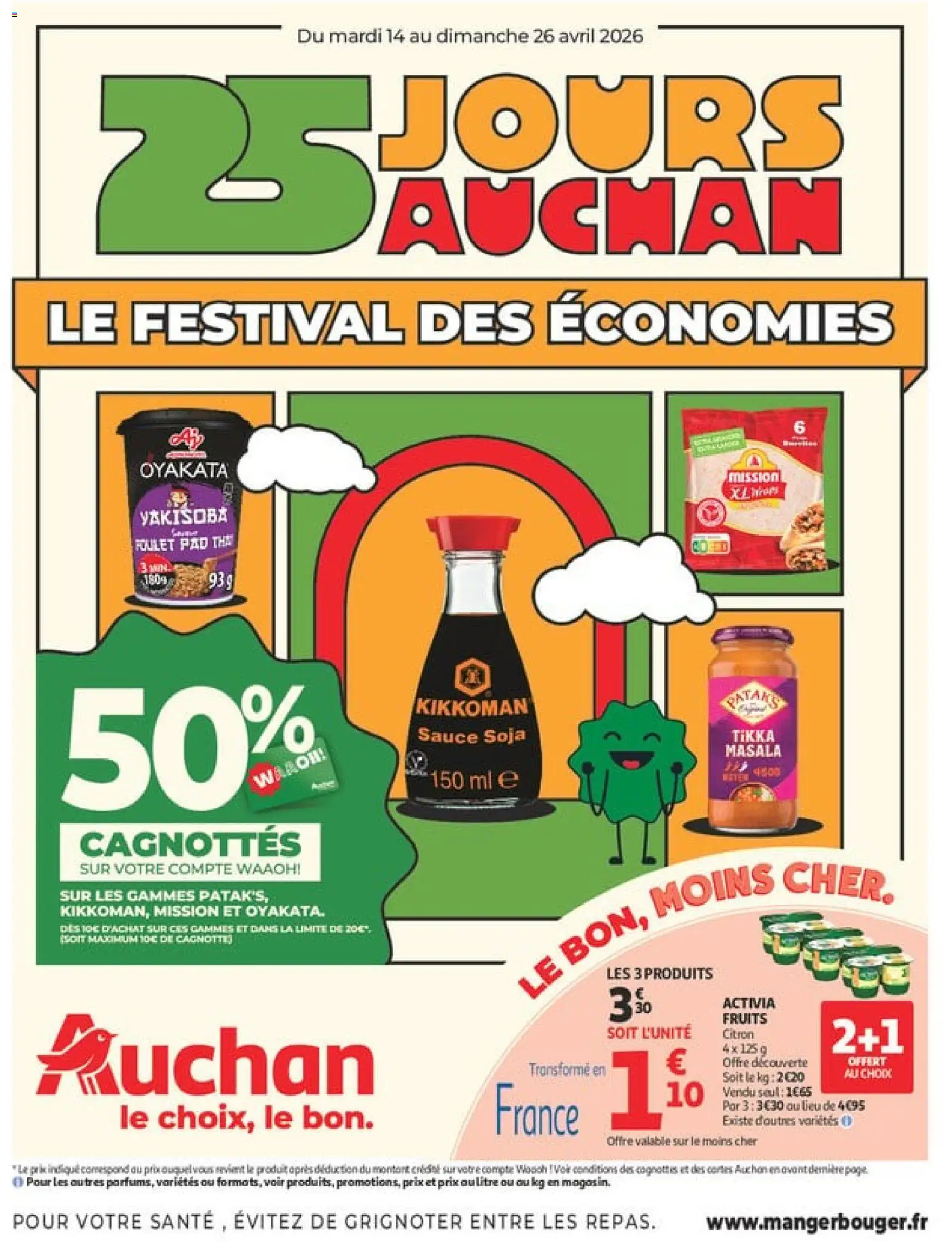 Voorbeeld van Auchan 25 jours d'hyper promos van winkel Auchan geldig vanaf 14/04/2026 - La
