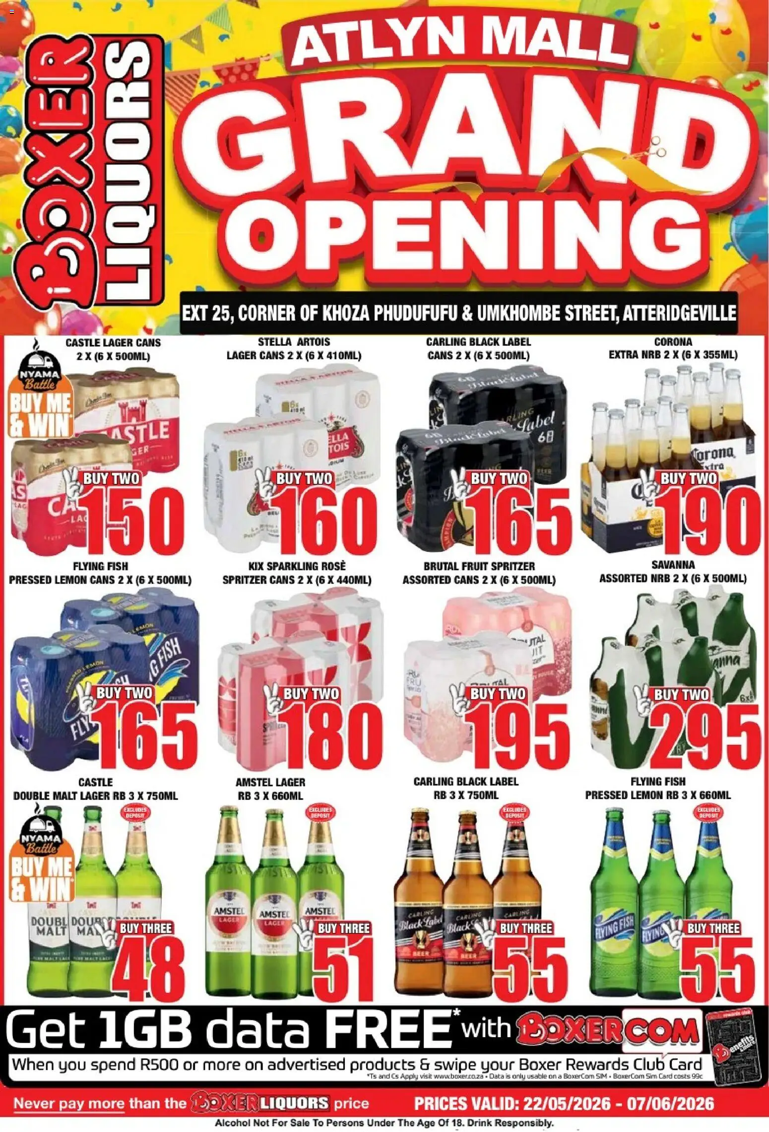 Preview of Boxer flyer valid from 22/05/2026