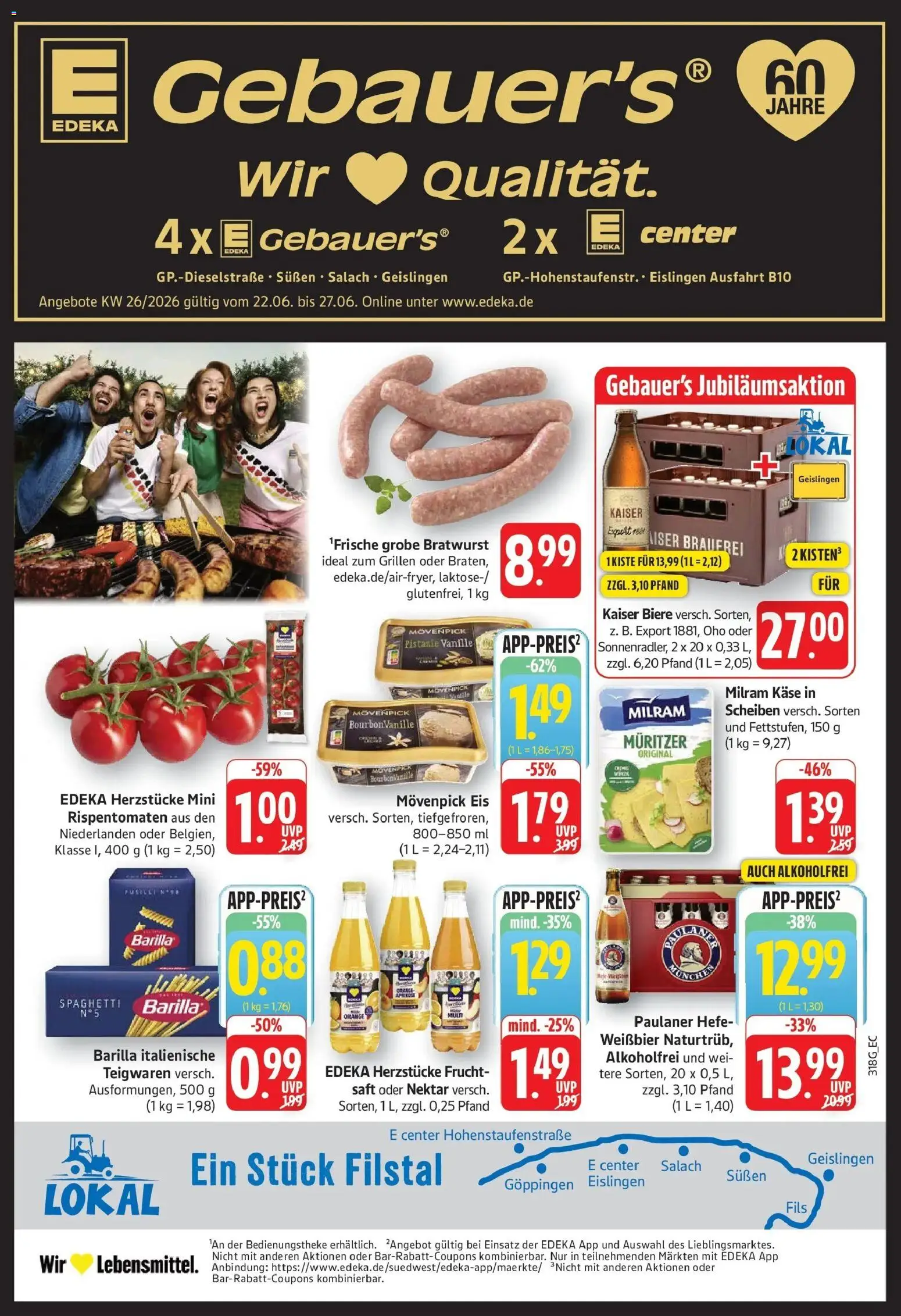 Vorschau von dem Prospekt des Geschäftes Edeka, gültig ab dem 21.06.2026