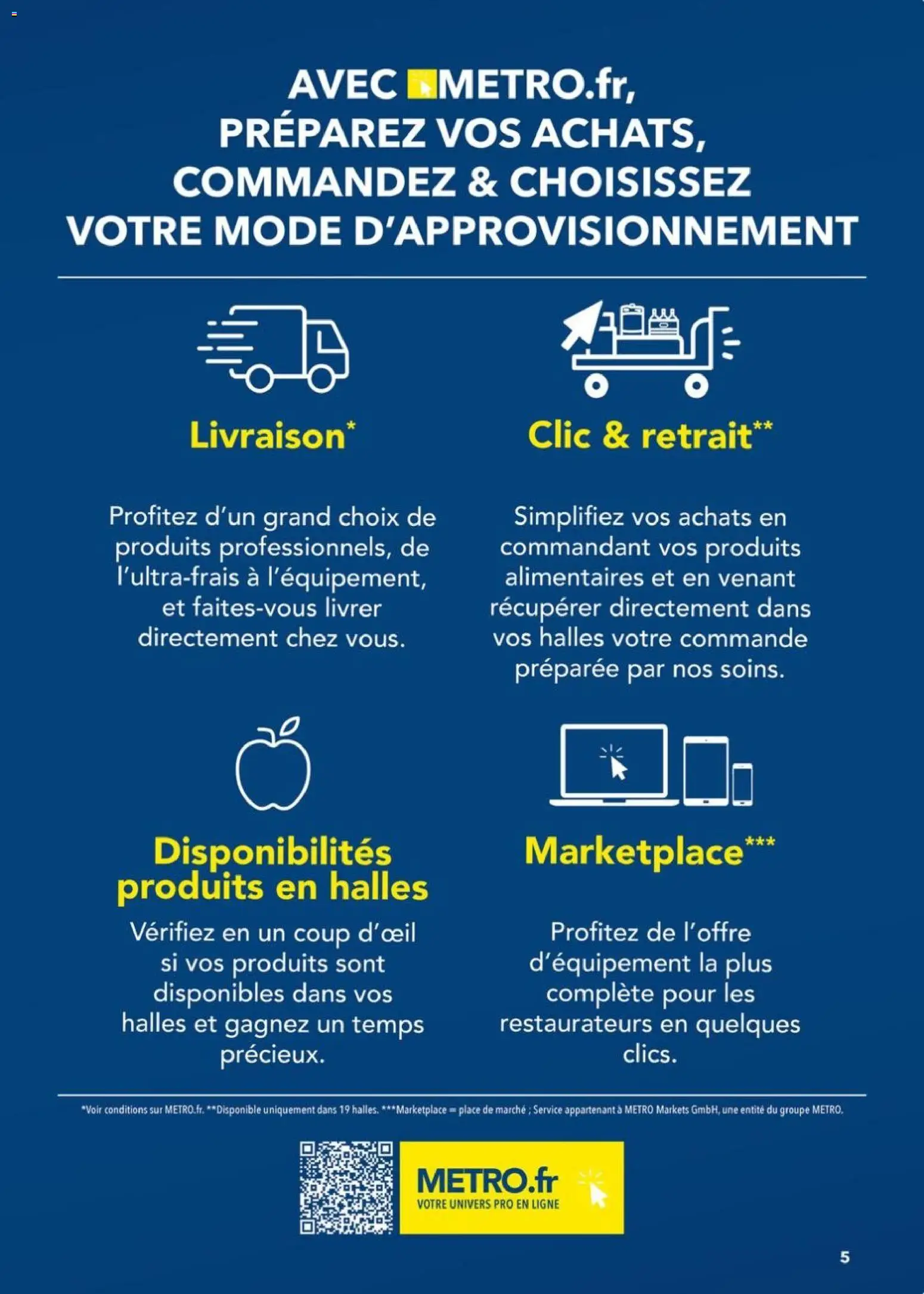 Prévisualisation de METRO - Restauration rapide du magasin METRO formulaire valide 14/04/2026