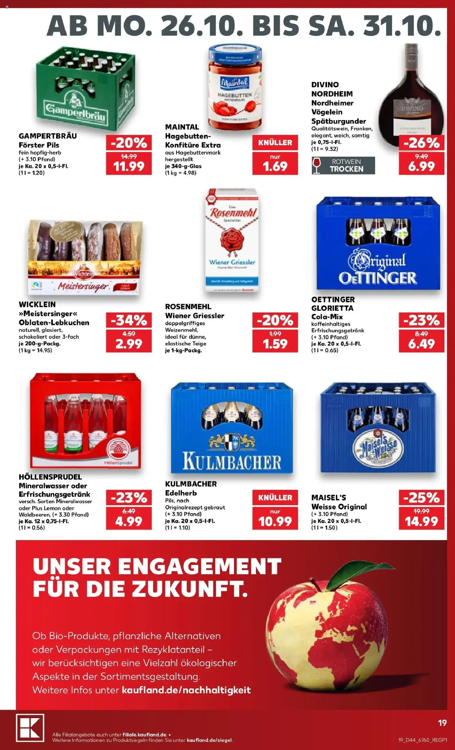 Vorschau von dem Prospekt des Geschäftes Kaufland, gültig ab dem 26.10.2026