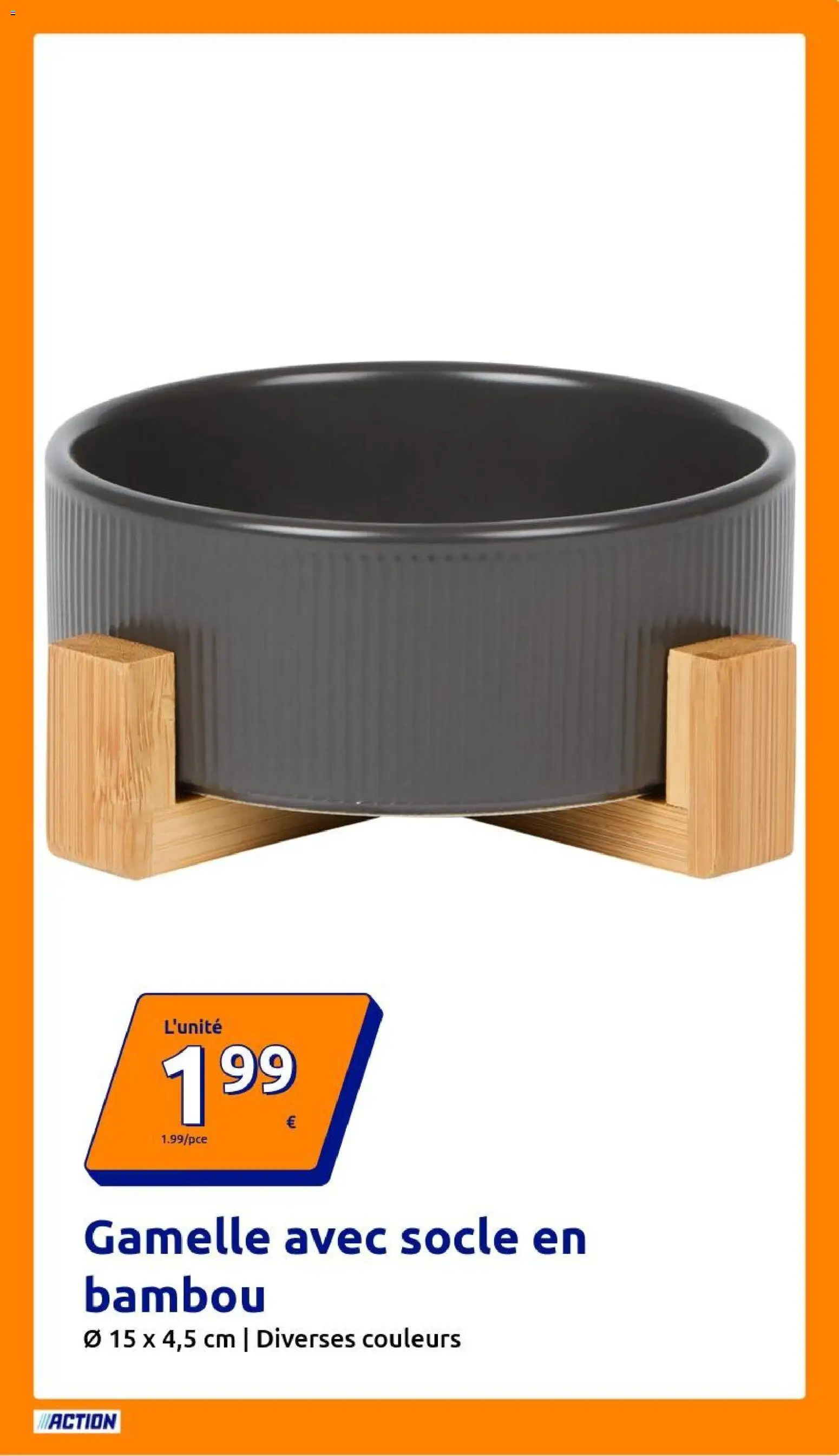 Prévisualisation de Action catalogue du magasin Action formulaire valide 28/10/2026 - Bambou