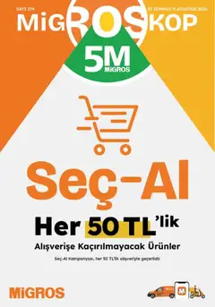 Migros Migros Katalog - 5M Migroskop Dijital 23.07.2026 - Broşürünün önizlemesi