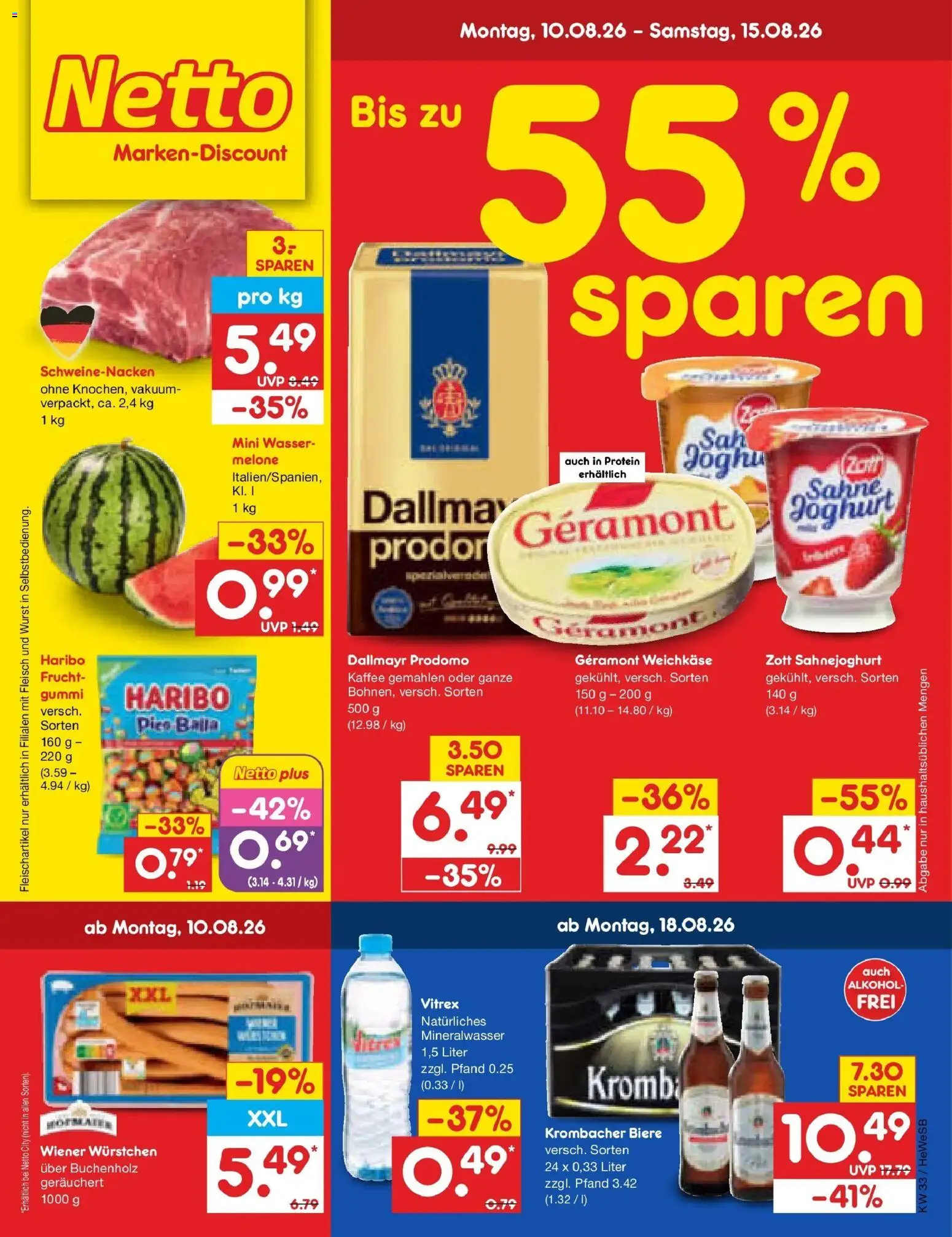 Vorschau von dem Prospekt des Geschäftes Netto Marken-Discount, gültig ab dem 10.08.2026