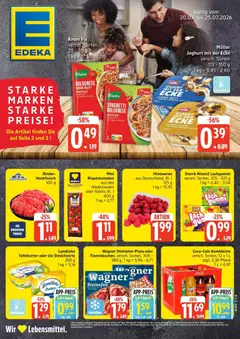 Vorschau von dem Prospekt des Geschäftes Edeka, gültig ab dem 20.07.2026