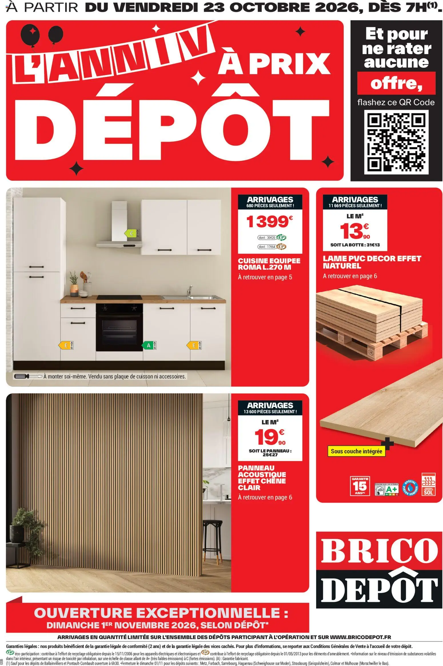Prévisualisation de Brico Dépôt catalogue du magasin Brico Dépôt formulaire valide 23/10/2026