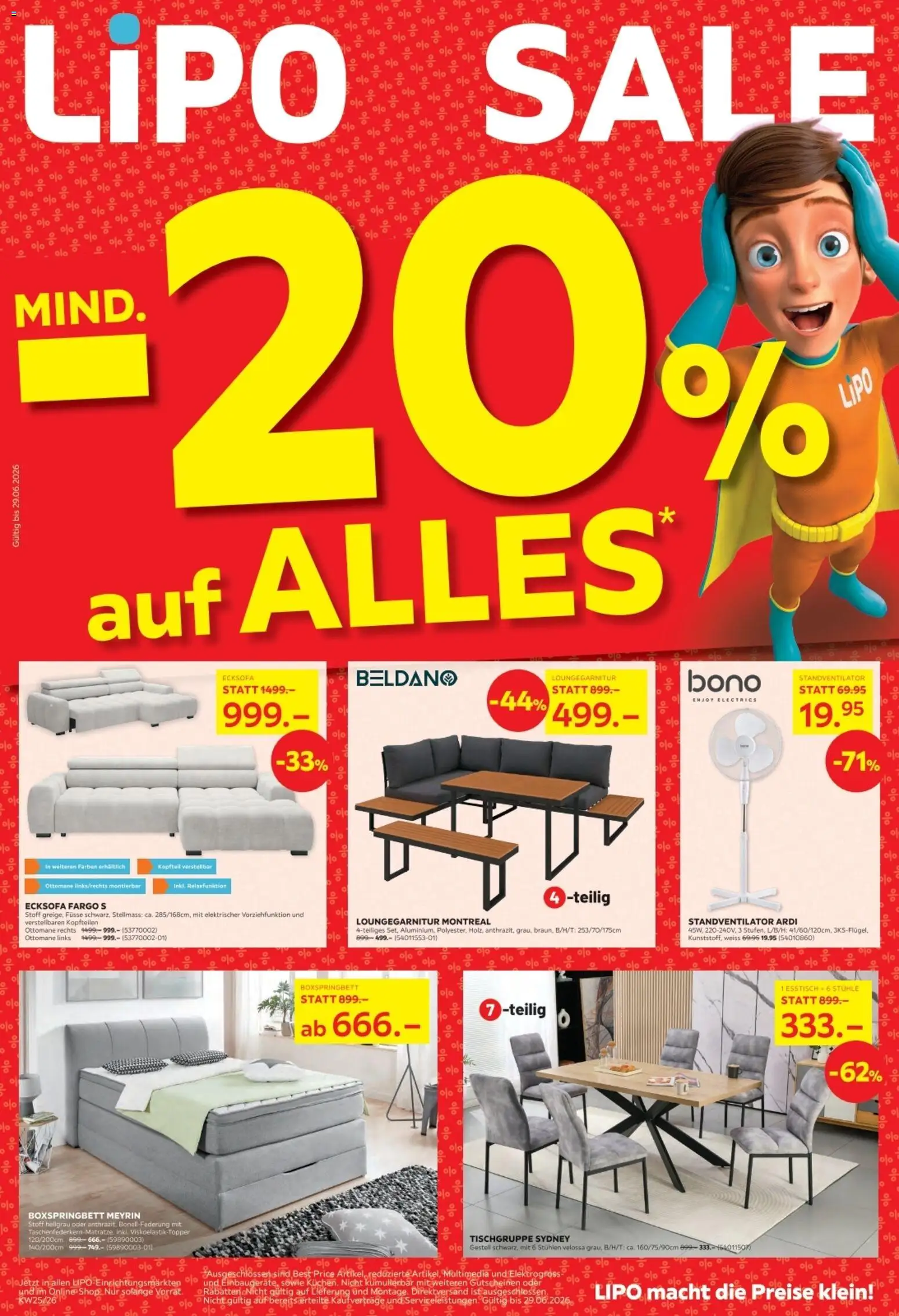 Vorschau des Merkblatts Lipo aktionen vom Shop Lipo gültig von 16.06.2026 bis 