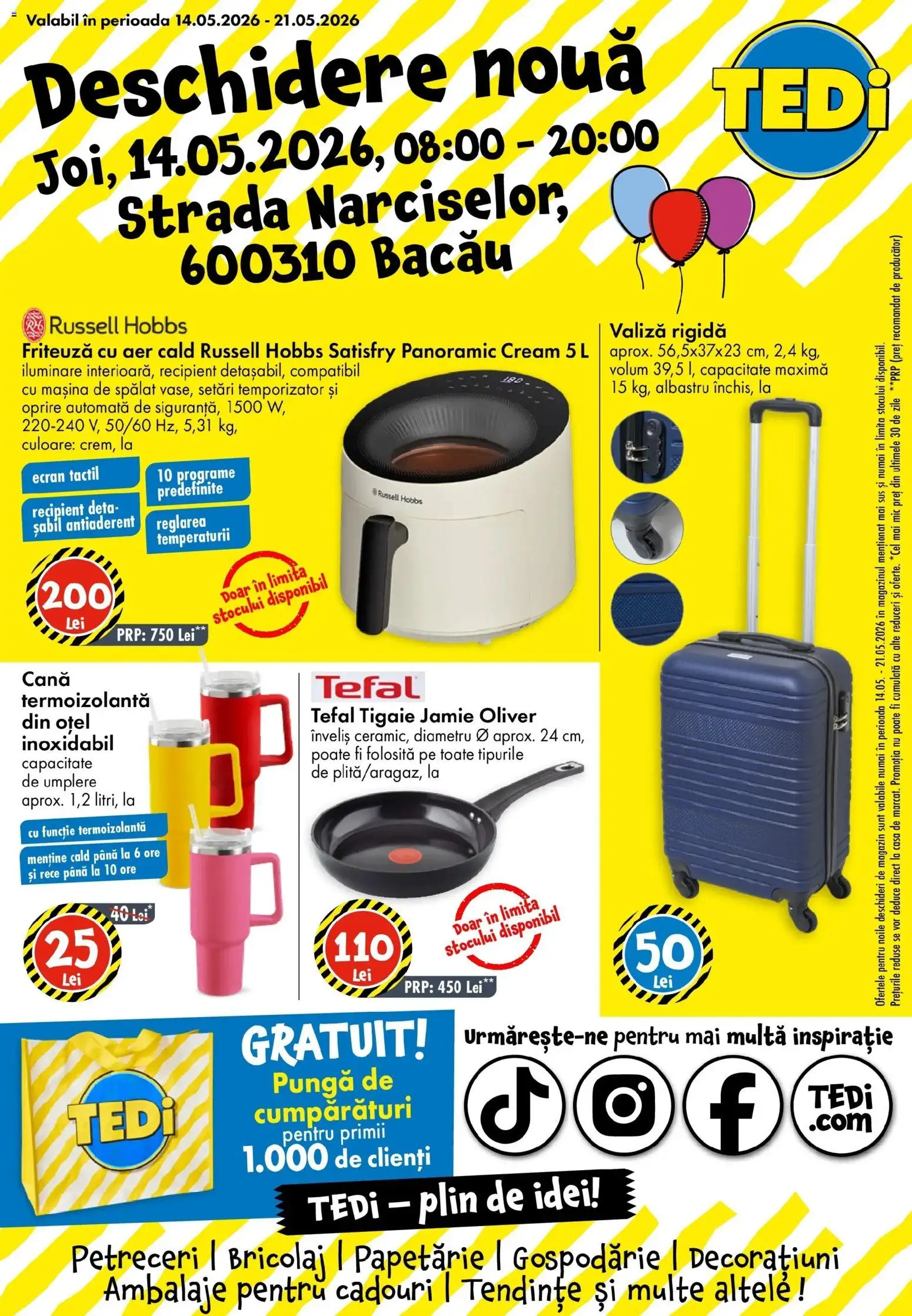 Previzualizarea de cataloage: TEDi TEDi Catalog Bacau valabil de la 14.05.2026