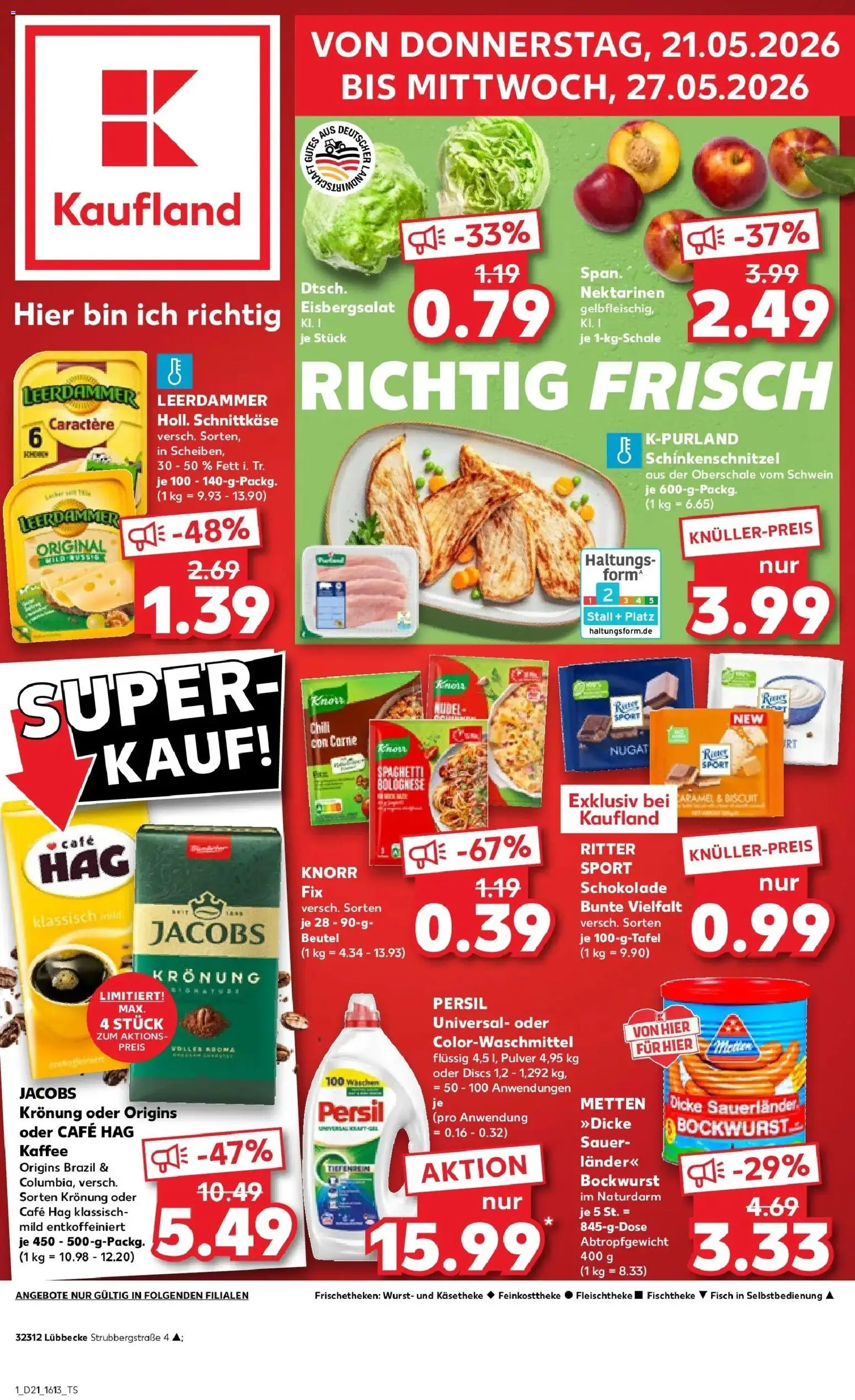 Vorschau von dem Prospekt des Geschäftes Kaufland, gültig ab dem 21.05.2026