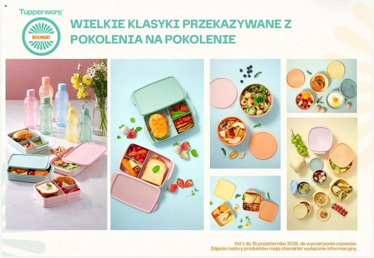 Pogląd gazetki "Tupperware Katalog ICONIC" ze sklepu Tupperware ważnej od 01.10.2026