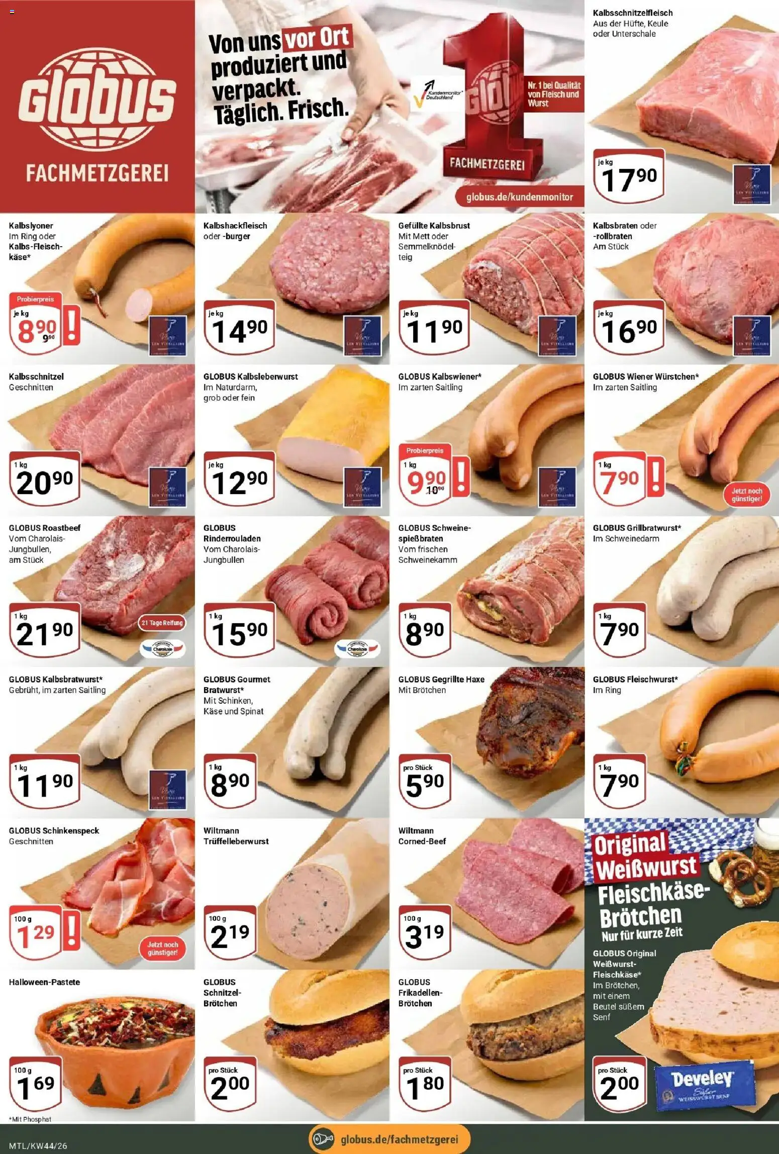 Vorschau von dem Prospekt des Geschäftes Globus, gültig ab dem 26.10.2026