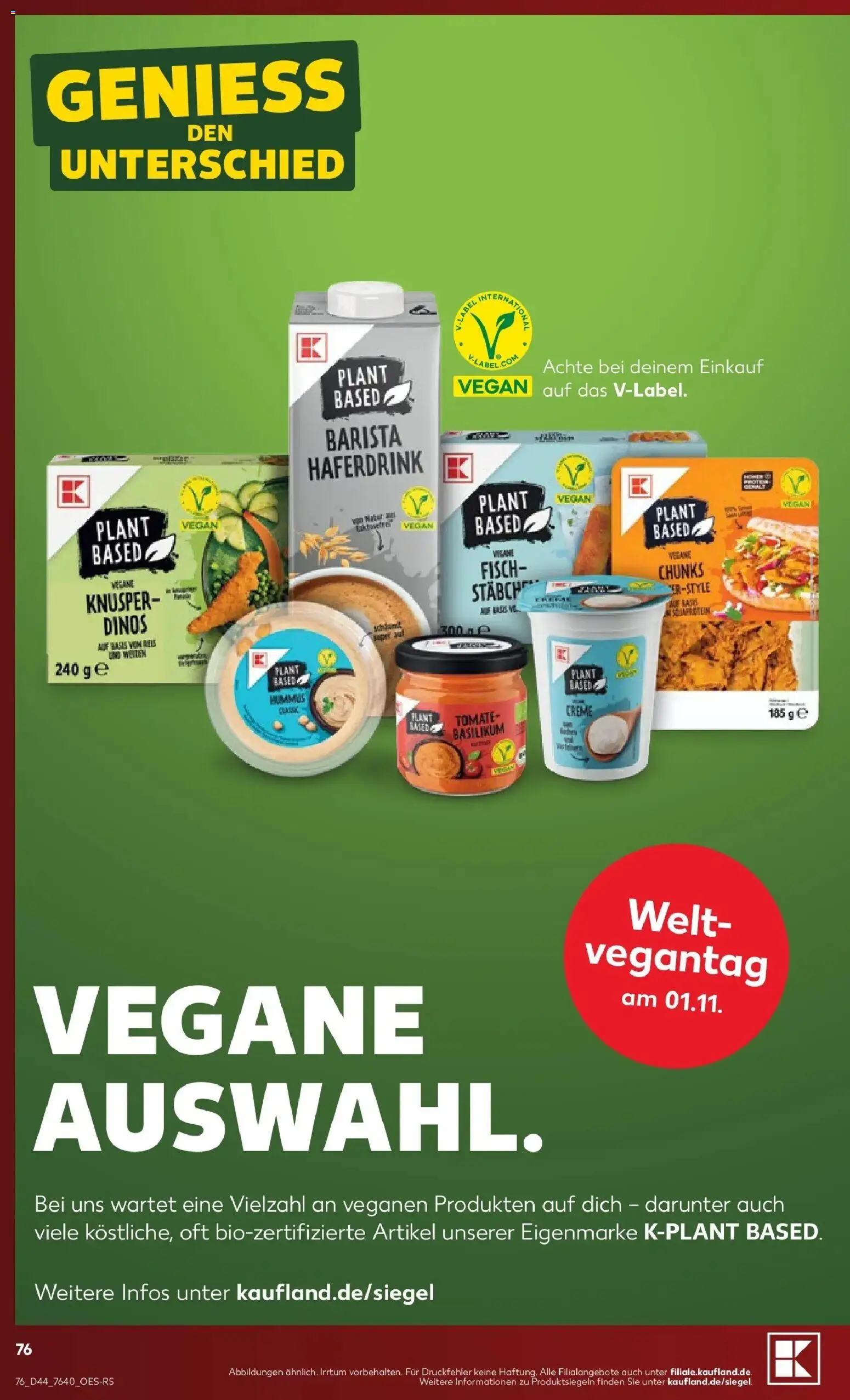 Vorschau von dem Prospekt des Geschäftes Kaufland, gültig ab dem 26.10.2026